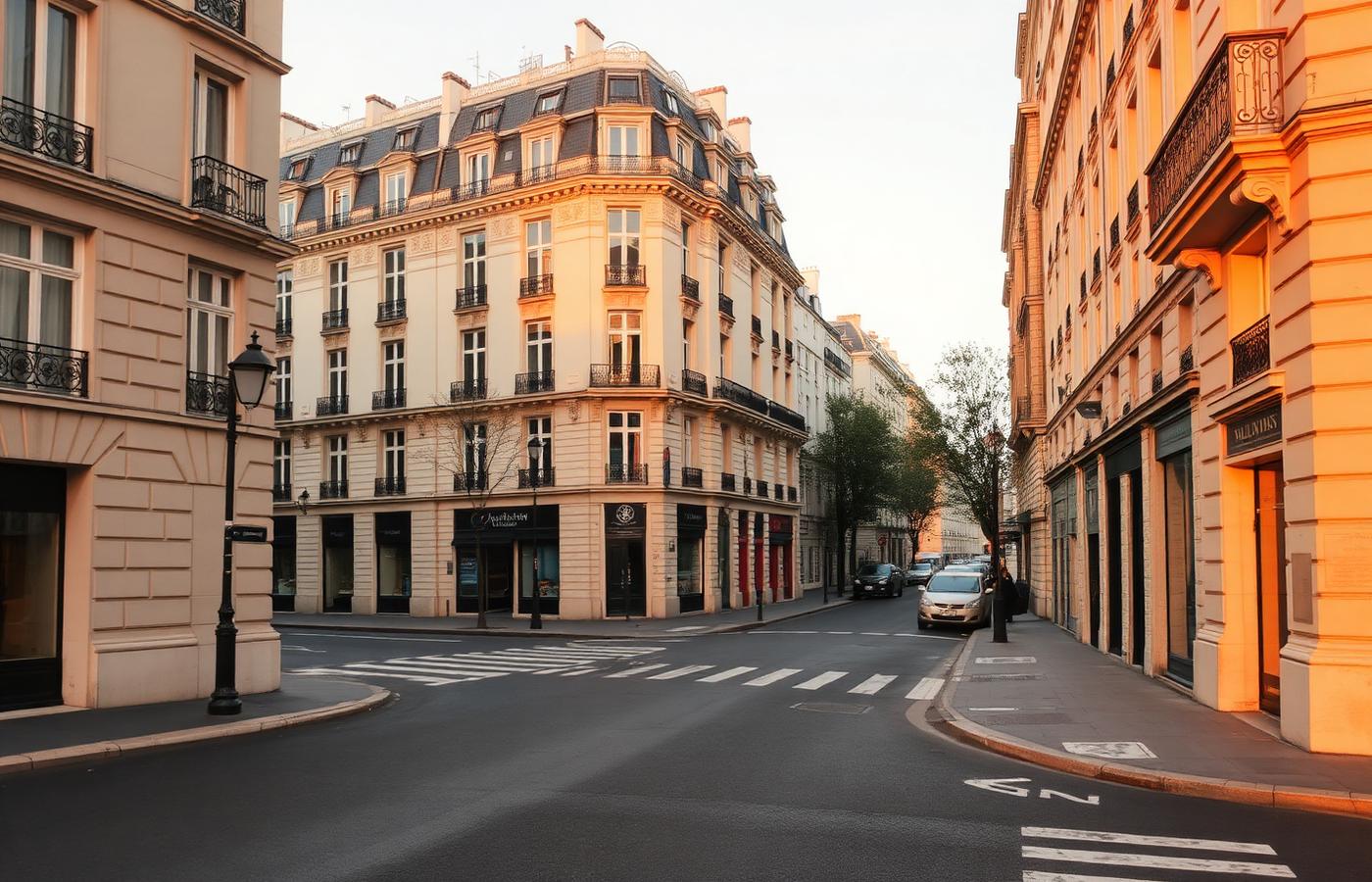 Rue haussmannienne de Paris 17 où se déroule la formation HIFU